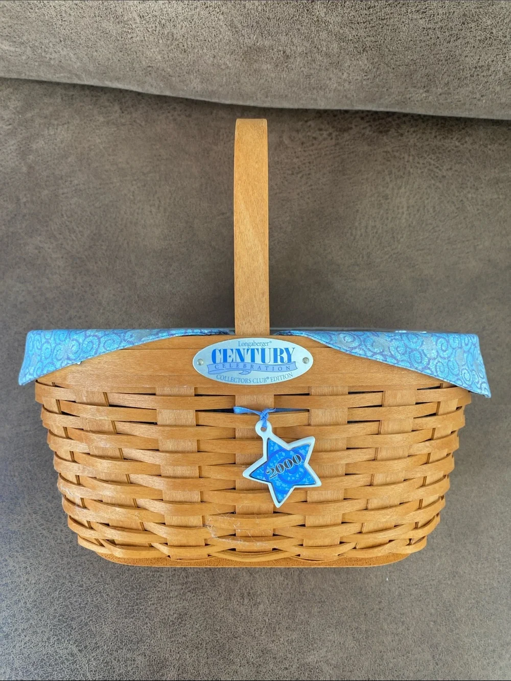Longaberger 2000 Collector’s Club Century Celebration Basket 🧺
